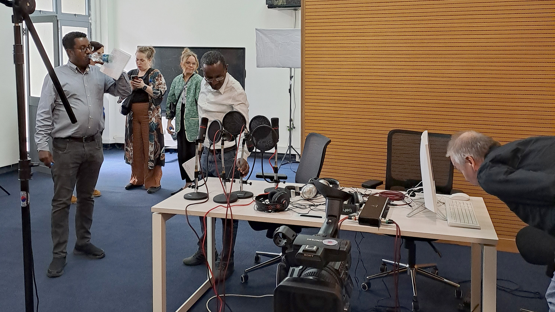 Digital centre at TVTI and MOPEDE project experts