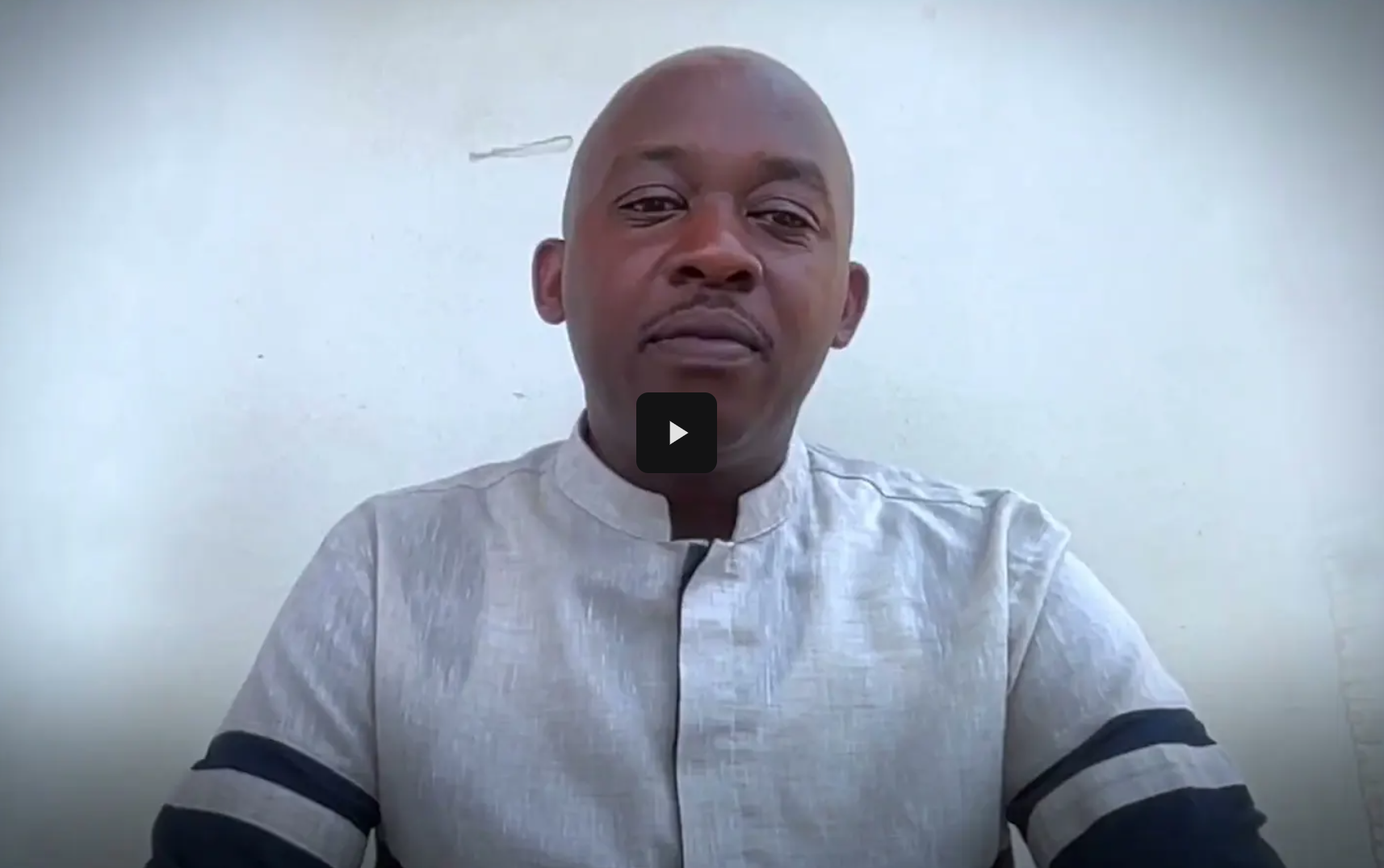 Presenter talking about the content