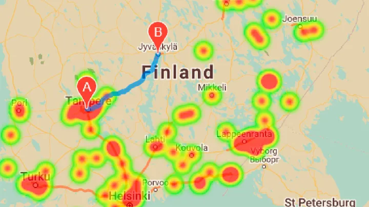 Ruuhkien tunnistus tekoälyn avulla