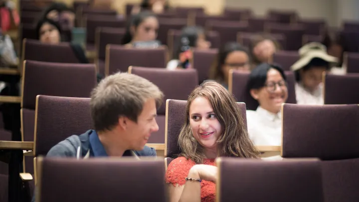 Students in auditorium