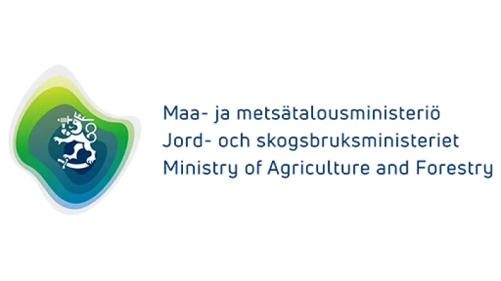 Maa- ja metsätalousministeriön kolmikielinen logo