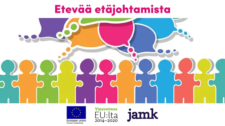 Virtual Leaders Etevää etäjohtamista -podcastien pääkuva