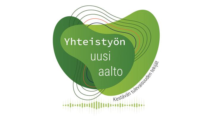 Yhteistyön uusi aalto podcastin logo