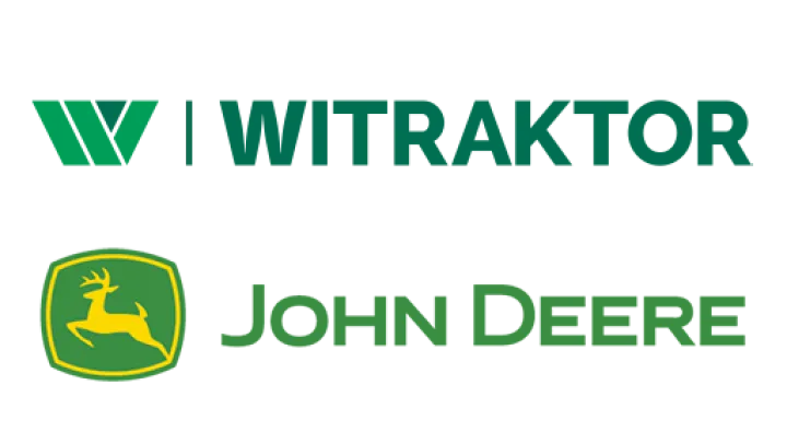 Withraktor and John Deere logos