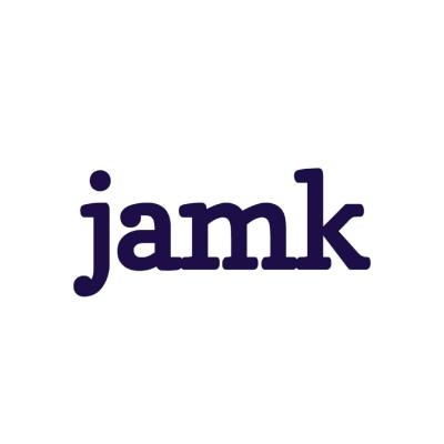 Jamk logo tummansininen